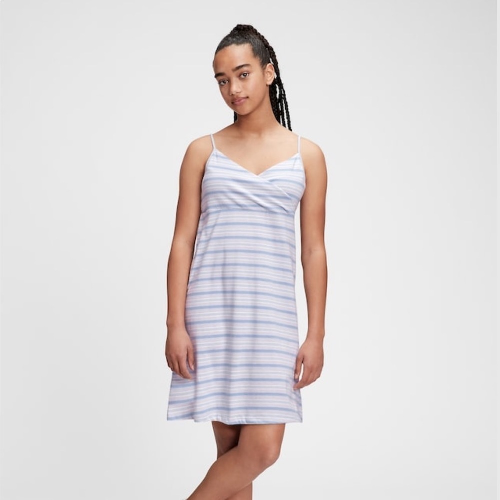 Gap Teen‎ Girls Cami Dress in Multi Stripe Cotton